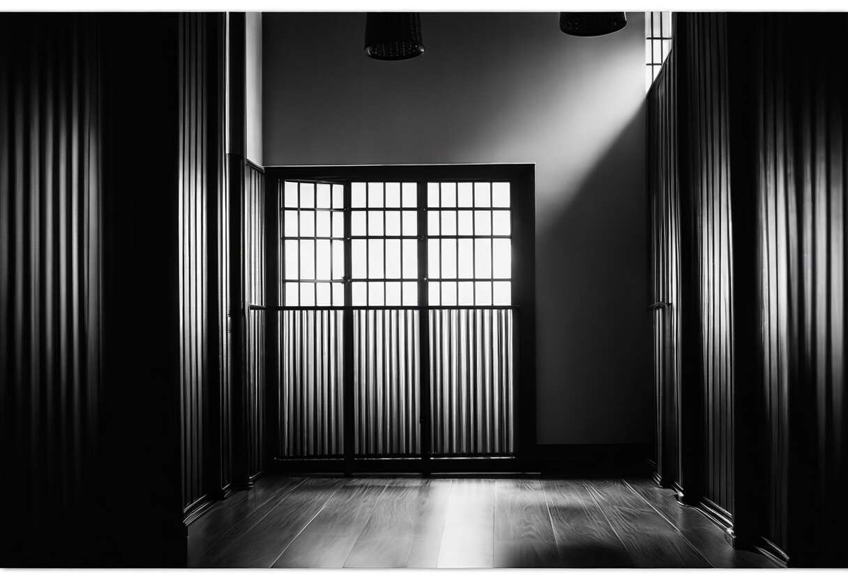 L'art du contraste : lumière et ombre en monochrome