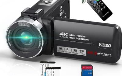 Test Caméscope 4K : vision Nocturne, zoom 18X et Vlogging Youtube