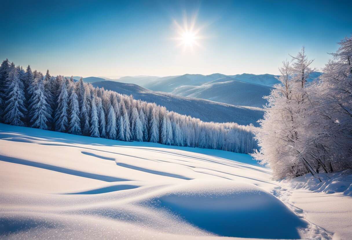 Optimiser l'exposition en paysage enneigé