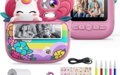 Test : appareil photo instantané enfant TIATUA 2, 4″ écran 1080P HD