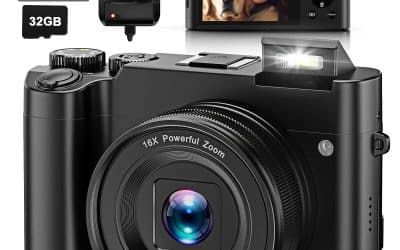 Test : appareil photo numérique 4K ,64 MP autofocus anti-shake idéal pour débutants