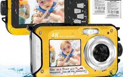 Test : caméra étanche 4K avec double écran et autofocus