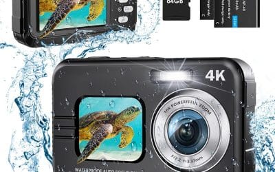 Test : caméra HICSHON 4K étanche pour débutants et enfants