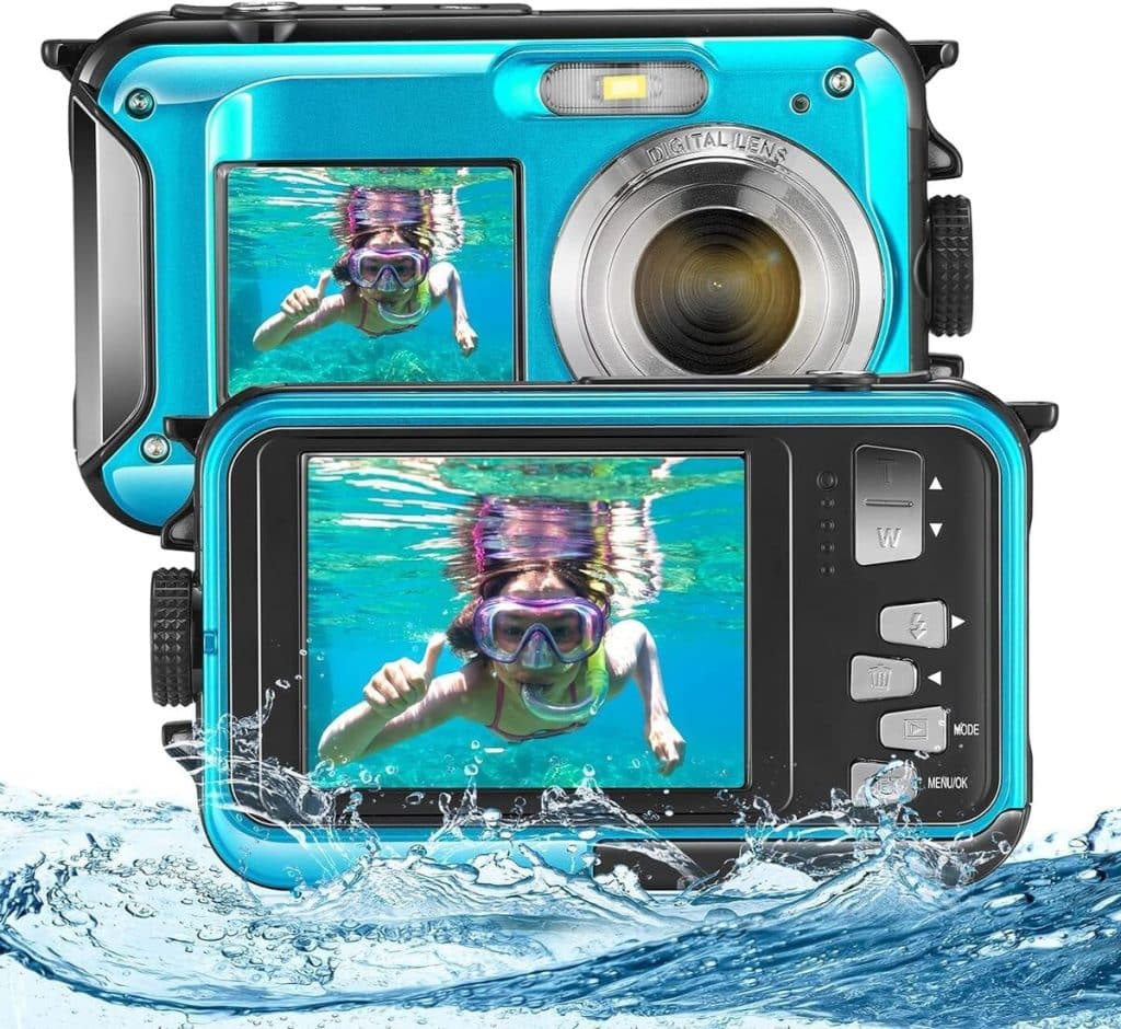 Caméra Sport HD 720P Grundig Étanche 30m - Caméra Sous-Marine Avec Écran 2" LCD + Nombreux Accessoires + Détection De Mouvement