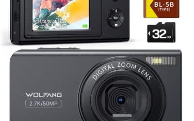 Test : appareil photo numérique Wolfang 2, 7K pour enfants