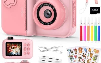 Test : appareil photo instantané enfant rose 12 MP