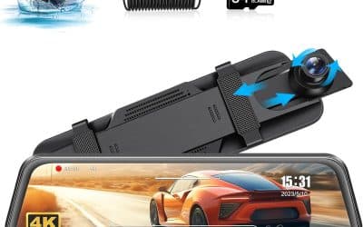Test : dashcam rétroviseur 4K avec caméra avant et arrière