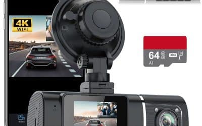 Test de la dashcam voiture 4K abask : double caméra et surveillance 24h