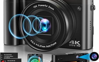 Test de l’appareil photo numérique 4K compact 64MP pour débutants