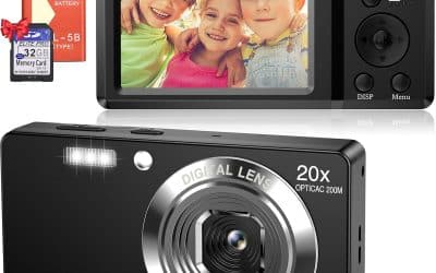 Test de l’appareil photo numérique 56MP 4K HD compact : le cadeau parfait pour débutant !