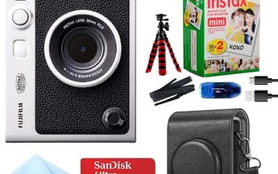 Test : fujifilm Instant Mini EVO, pack complet noir