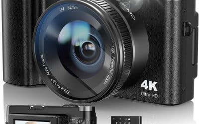 Test de l&rsquo;appareil photo numérique 4K 48MP : écran rabattable et autofocus
