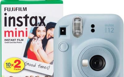 Test : fujifilm Instax Mini 12 appareil photo instantané bleu pastel
