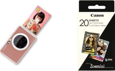 Test Canon Zoemini S : appareil photo et imprimante instantanée rose doré