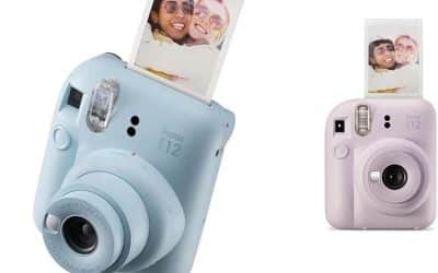 Test du fujifilm instax mini 12 : appareil photo instantané avec objectif selfie violet lilas