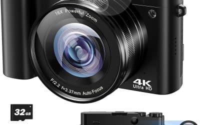 Test : appareil photo numérique 4K compact 64MP pour vloggers et débutants