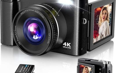 Test de l’appareil photo numérique 4K compact 48MP pour débutants et enfants