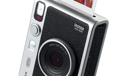 Test de l’instax Mini Evo, l’appareil photo hybride numérique en noir