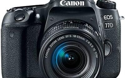 Test du Canon EOS 77D : kit EF-S 18-55 is STM noir