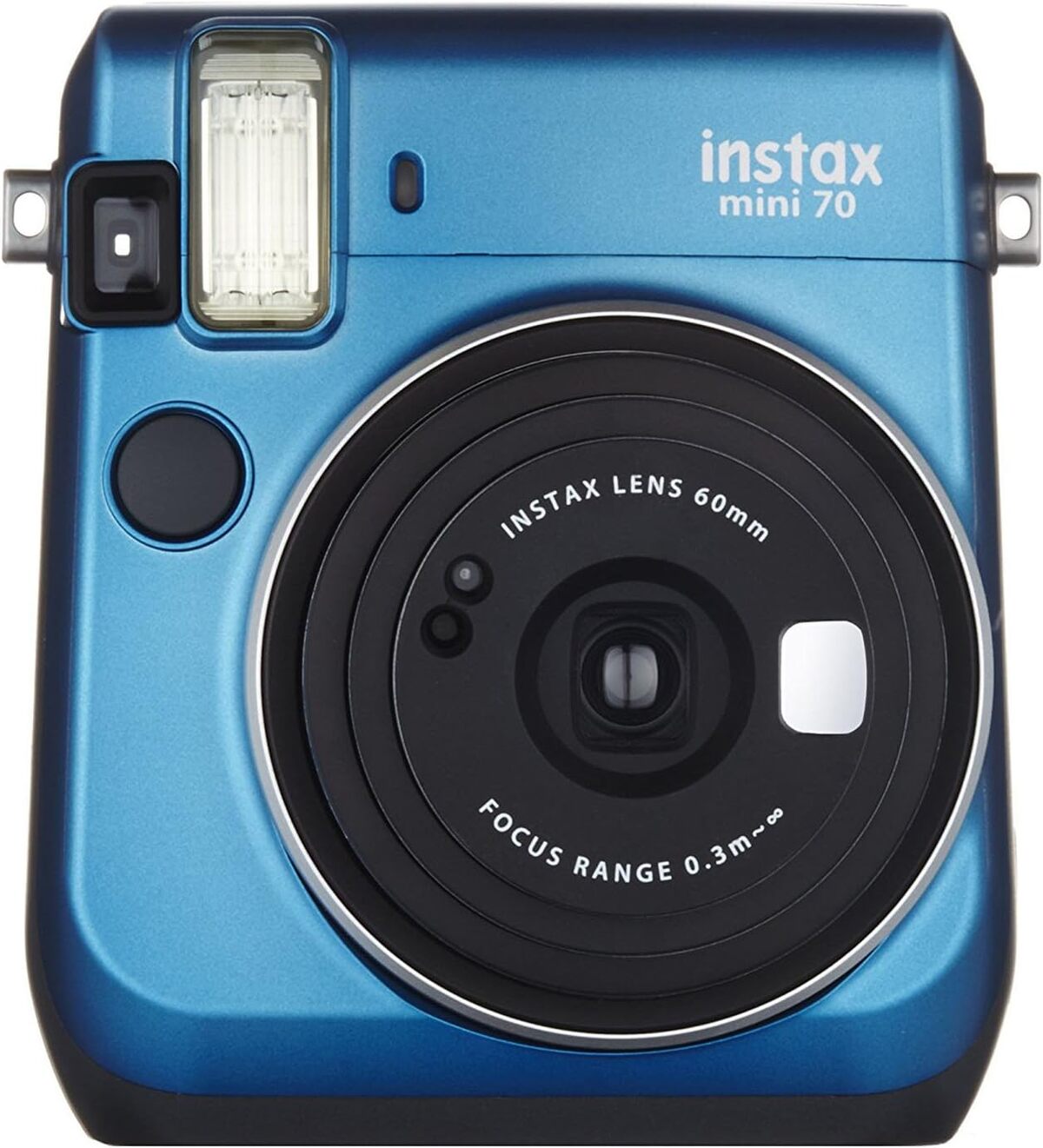 Coque Transparente Pour Instax Mini 12 - Bleu, Protection Poussière, Bandoulière Incluse