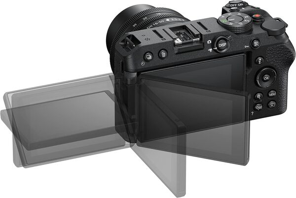 Nikon Z 30 boitier Seul, Appareil Photo Hybride capteur DX (20,9 MP, 4K UHD 30p ou Full HD 120p, Rafale 11 i/s, écran Tactile orientable (câble USB de Type C fourni), Noir