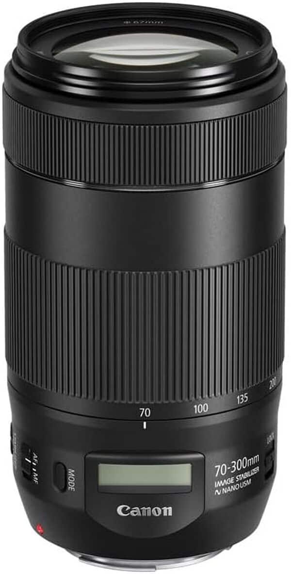Canon 0571C005AA Objectif EF 70-300mm f/4-5.6 is II USM Noir