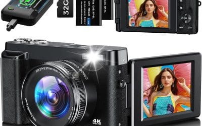 Test : appareil photo numérique 4K 48MP autofocus, zoom 16x et écran articulé pour débutants