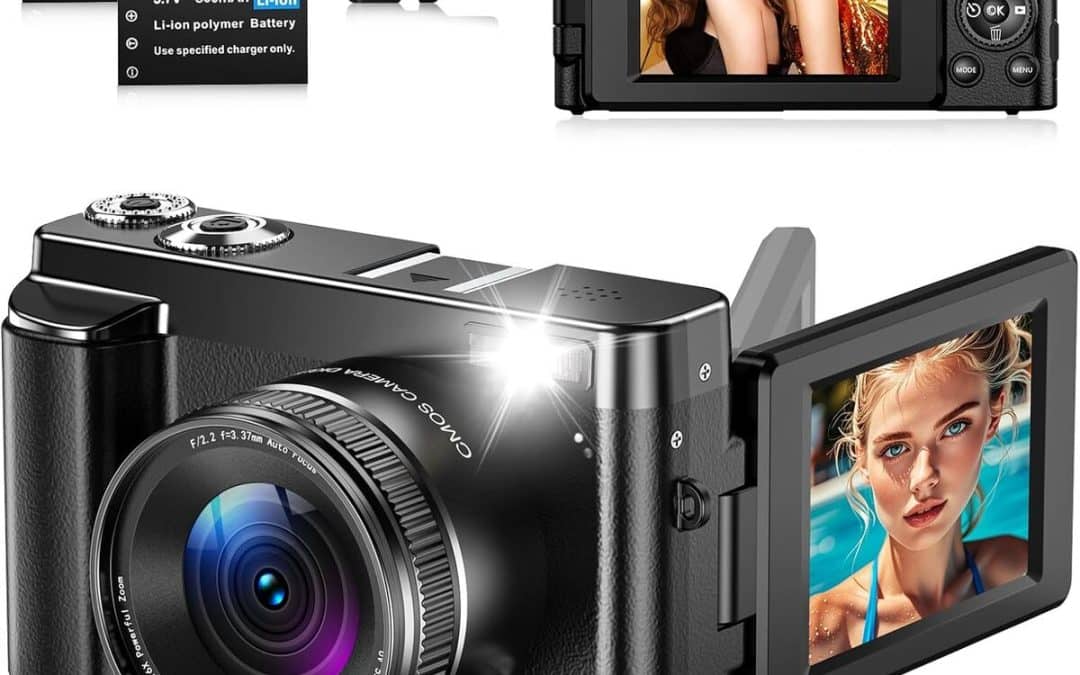 Test : appareil photo numérique 4K 48MP avec écran rabattable 180°