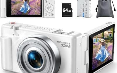 Test de l’appareil photo 4K compact 72MP et zoom 18x pour vloggers