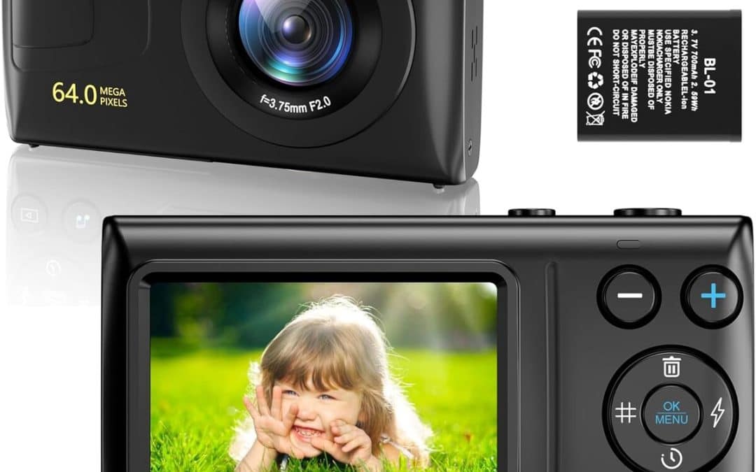 Test de l'appareil photo numérique 4K autofocus 64 MP zoom 18x