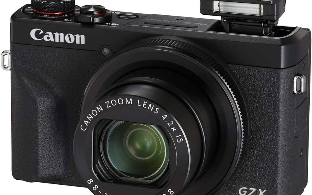 Test du Canon Powershot G7X Mark III : appareil photo numérique noir