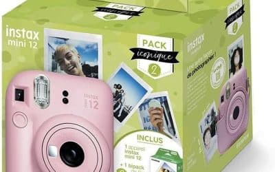 Test du Fuji Instax Mini 12 rose pack : la photo instantanée à emporter partout
