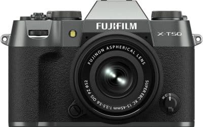 Test Fujifilm X-T50 anthracite avec kit 15-45mm