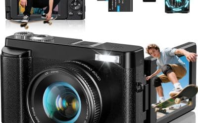 Test de l’appareil photo numérique 4K 48MP avec écran rabattable