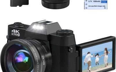 Test de l’appareil photo numérique 4K CCN : version mise à niveau, 48MP et zoom 16X