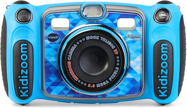 VTech Kidizoom Duo 5.0 Deluxe Digital Selfie Camera Lecteur MP3 Casque Bleu