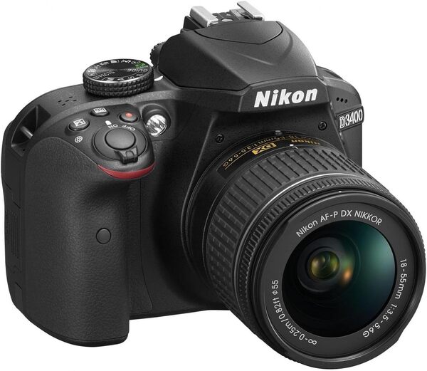 Nikon D3400 Appareil Photo Numérique Réflex 24.2 Mpix Kit Objectif AF-P DX 18-55 VR + AF-P 70-300 VR Noir