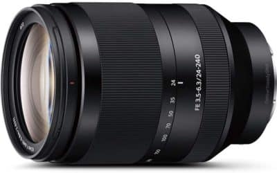 Test Sony SEL24240 : objectif plein format polyvalent noir