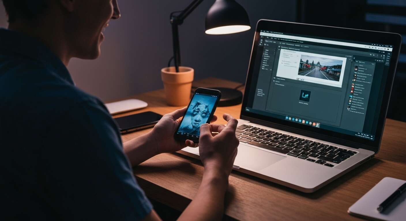 Int&eacute;grer des photos de smartphone &agrave; votre catalogue lightroom