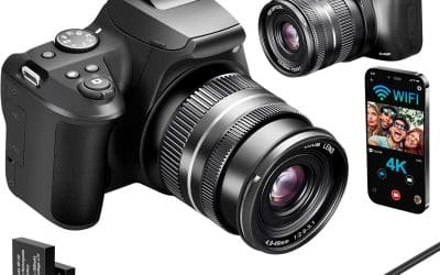 Test de l’appareil photo numérique 4K WiFi 64 MP zoom 10x