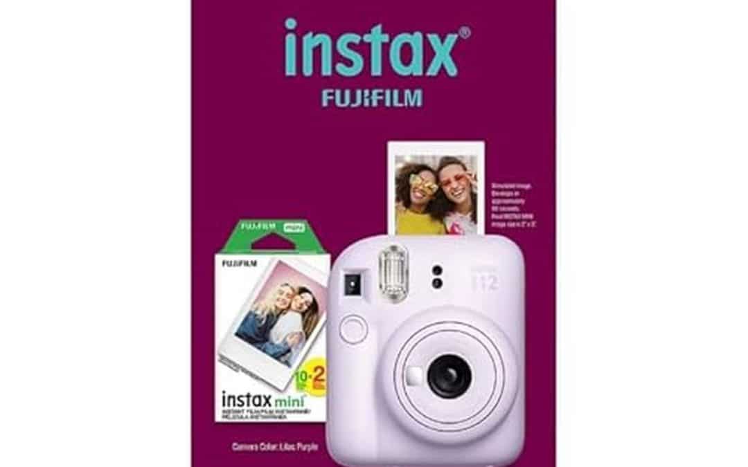 Test Fujifilm Instax Mini 12 : appareil photo instantané lilas avec film bonus