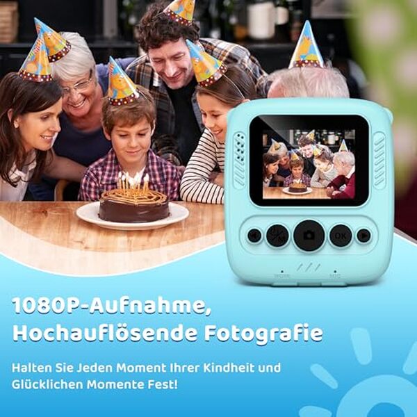 Découvre notre test de l'appareil photo instantané 48 MP pour enfants : caractéristiques, performances et avis complet pour faire le bon choix.