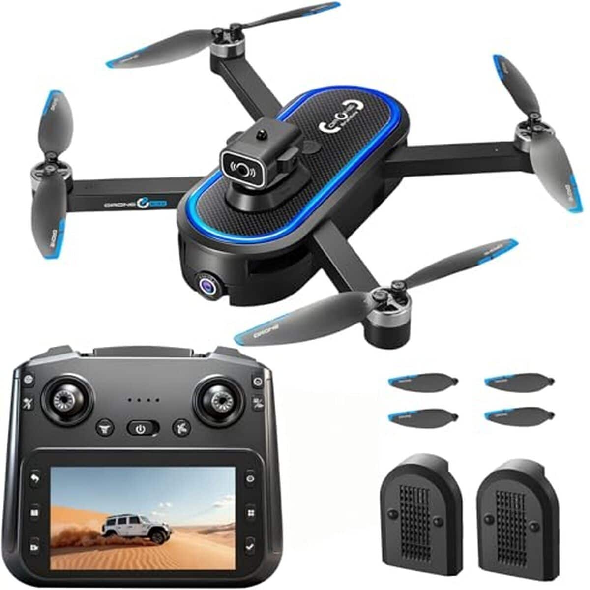 Test du drone FPV RC avec écran LCD et moteur sans balais