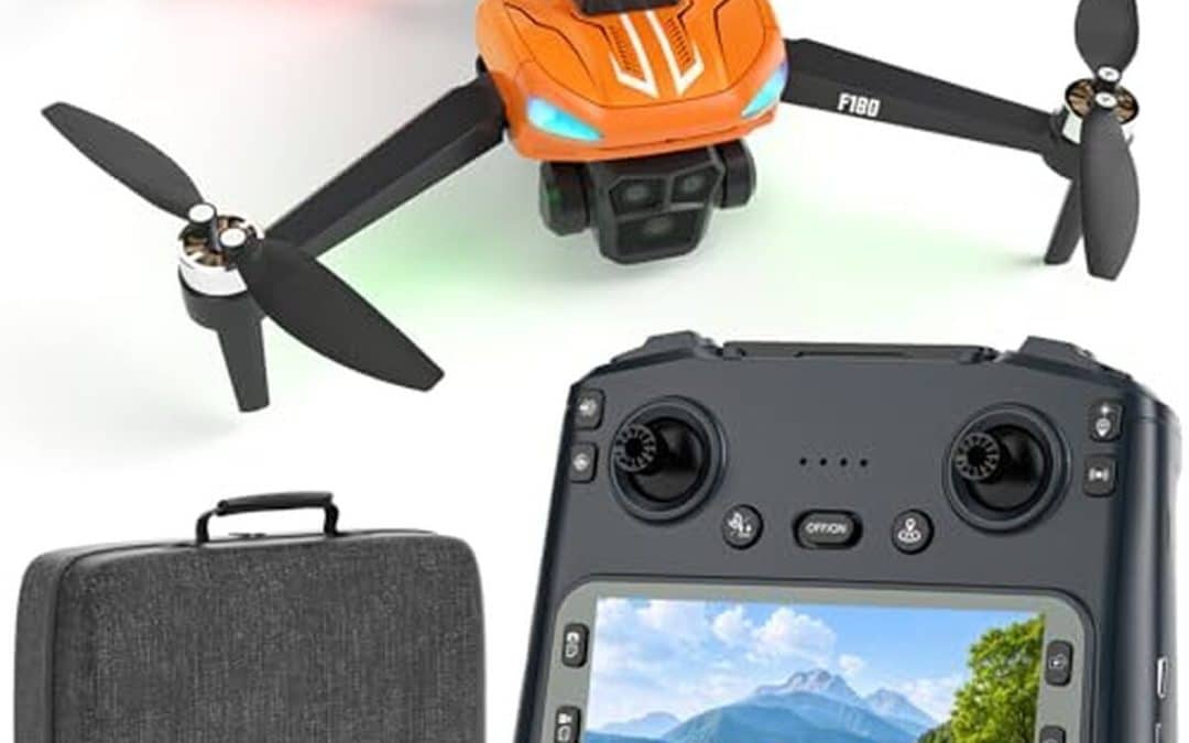 Test du drone GPS avec caméra 4K et écran 4, 5" pliable
