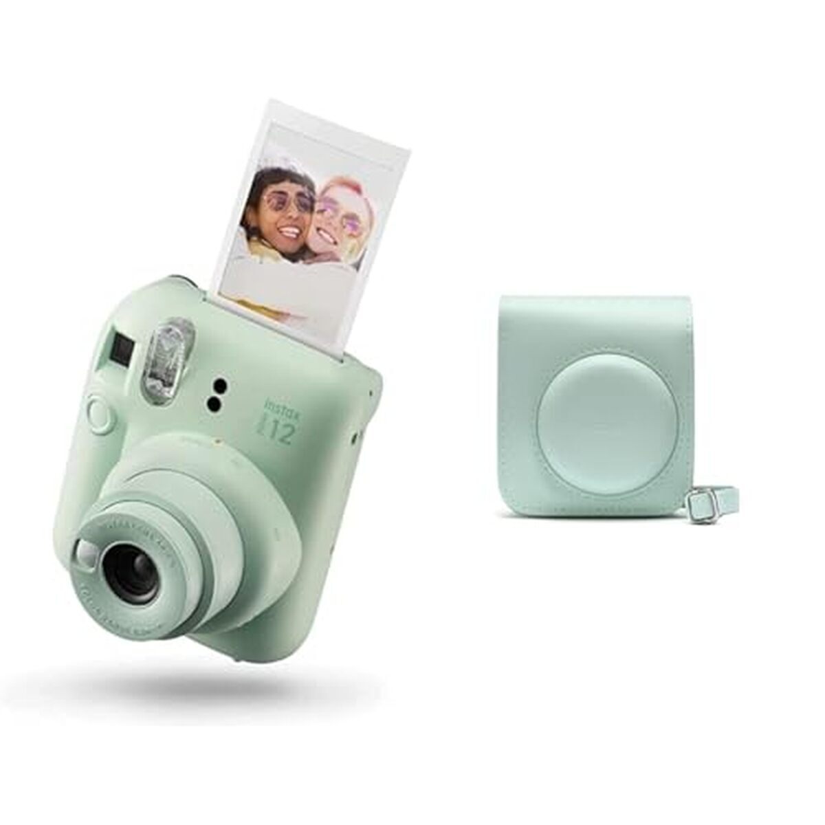Test Fujifilm instax Mini 12 : appareil photo instantané avec objectif selfie menthe