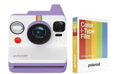 Test Polaroid Now : appareil photo instantané violet