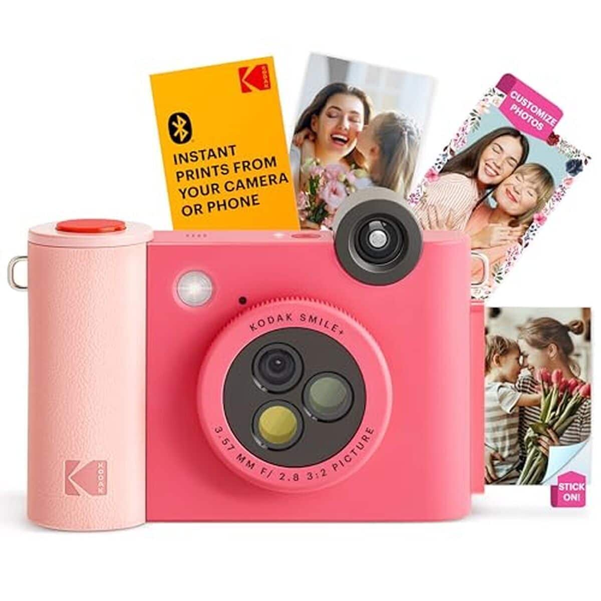 Test Kodak Smile+ : appareil photo instantané 10 MP fuchsia