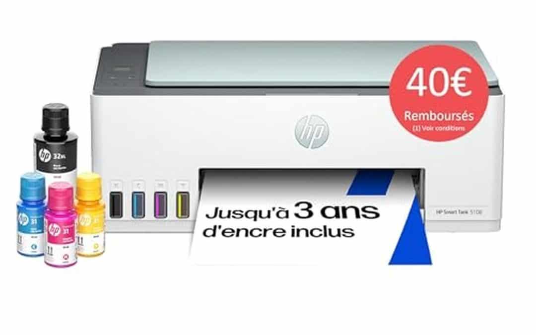 Test HP Smart Tank 5108 : imprimante multifonction efficace