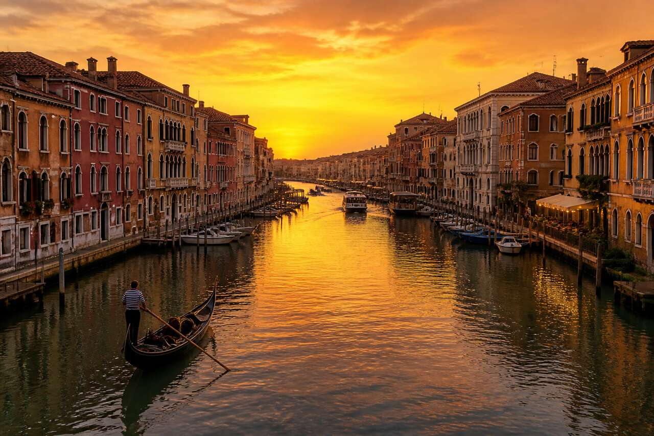 La magie de la lumière à venise