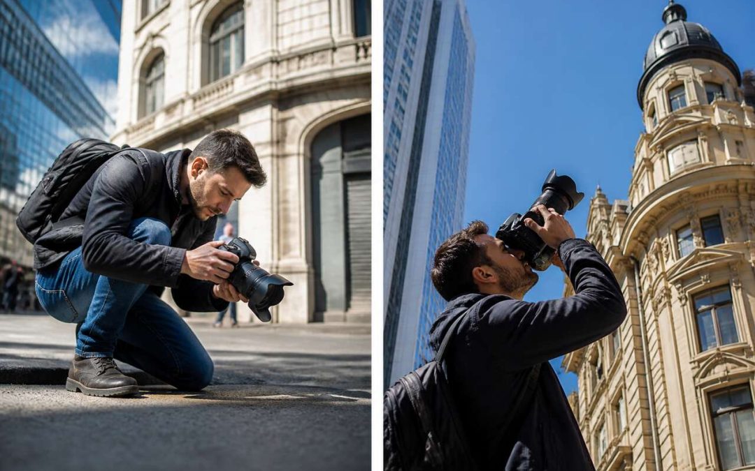 Plongée et contre-plongée : maîtriser les angles de prise de vue en photographie